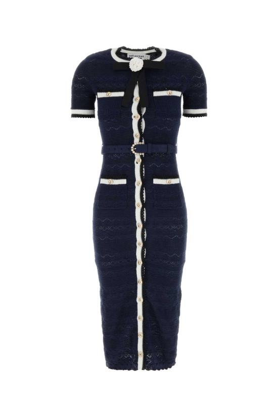 26FW 셀프 포트레이트 원피스 PF26072MAN NAVY Blue