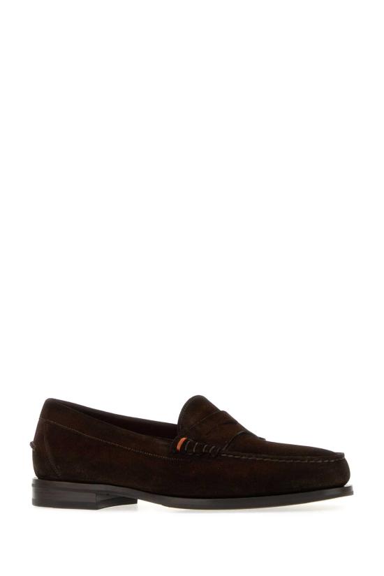 26FW 산토니 로퍼 MCQU19341JI6MVOR T50 Brown - SANTONI