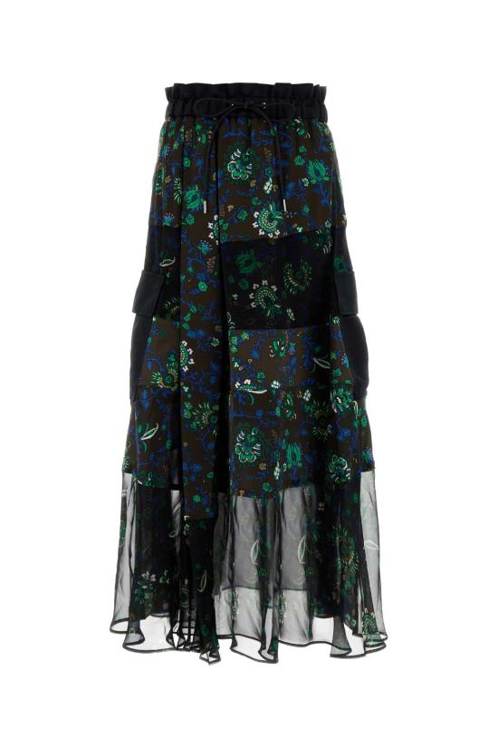 26FW 사카이 스커트 2608602 601 Printed
