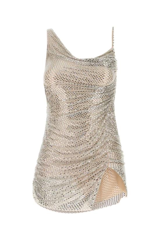 26FW 셀프 포트레이트 원피스 PF26041SCH CHAMPAGNE Printed