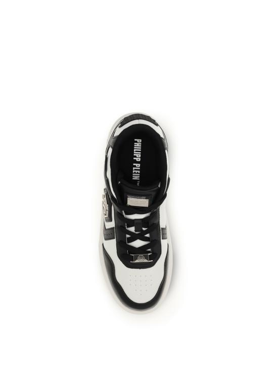  필립 플레인 스니커즈 스케이터  화이트/블랙 - PHILIPP PLEIN