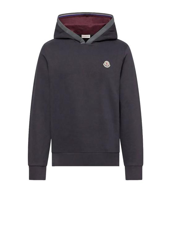 26FW 몽클레어 후드 티셔츠 8G00010 89AUJ 742 NAVY BLUE DOM