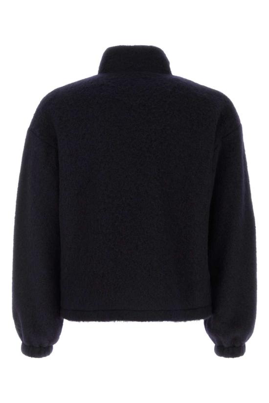  질샌더 긴팔 티셔츠 질 샌더 울 블렌드 스웨트셔츠 미드나잇 블루 - JIL SANDER