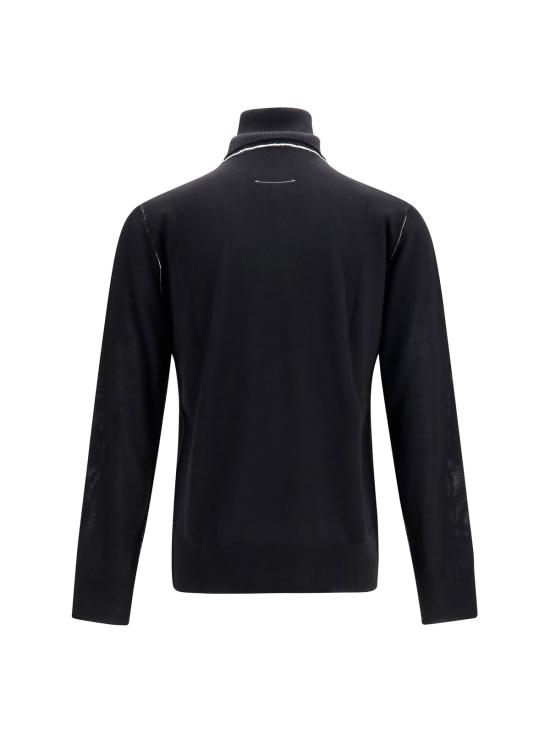  MM6 메종마르지엘라 터틀넥 Mm6 메종 마르지엘라  스웨터 블랙 - MM6 MAISON MARGIELA