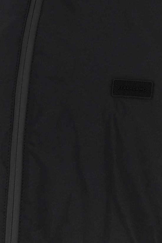  살바토레 페라가모 자켓 페라가모 블랙 울 블렌드 재킷 네로애쉬그레이 - SALVATORE FERRAGAMO