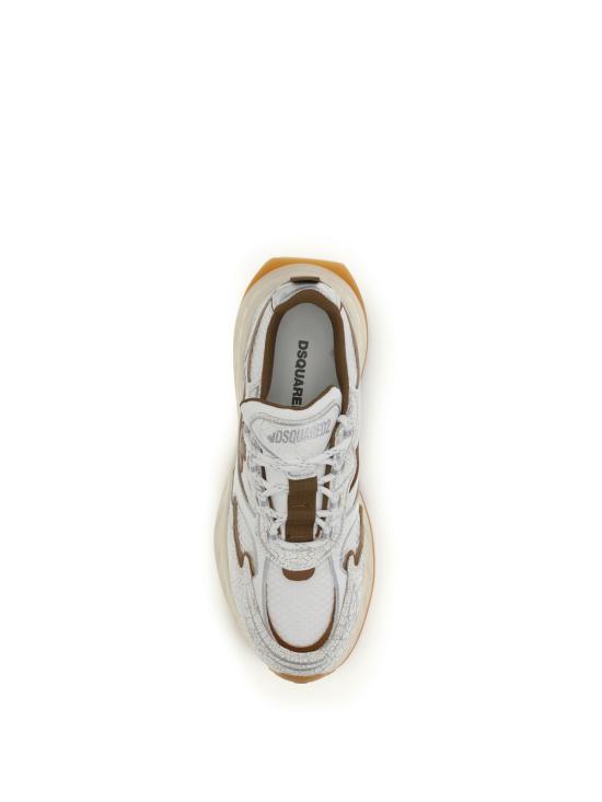  디스퀘어드2 스니커즈 Dsquared2 스프린터  Bianco/Crema/Marrone - DSQUARED2