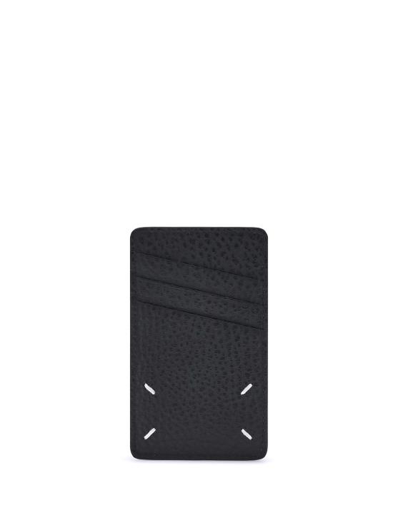  마르지엘라 카드지갑 메종  세로형 카드 지갑 블랙 - MAISON MARGIELA