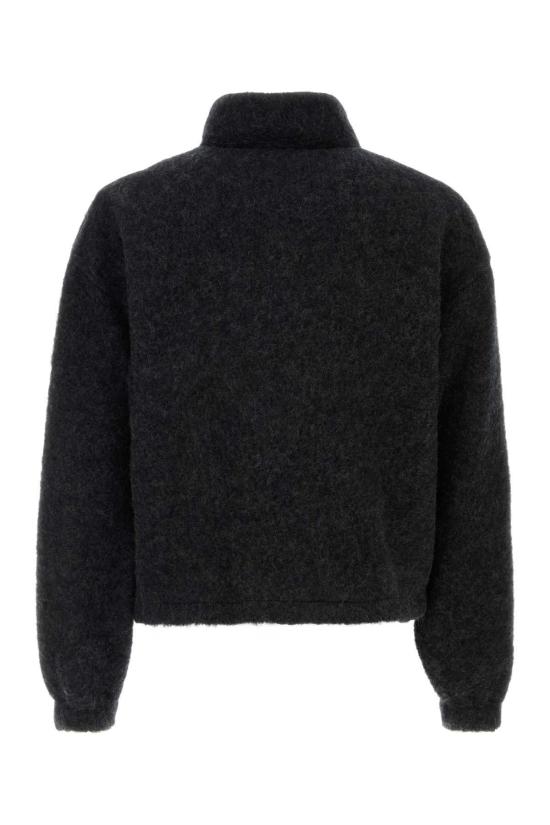  질샌더 긴팔 티셔츠 질 샌더 울 블렌드 스웨트셔츠 차콜 - JIL SANDER