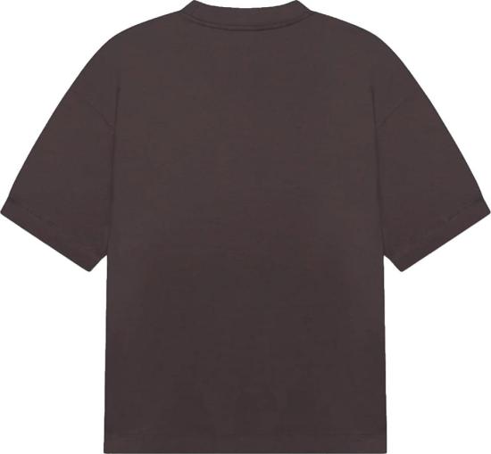 26FW 발렌차 탑 INTERLOCKSUPIMAOVERSIZEDTSHIRTASPHALT BROWN - VALENZA