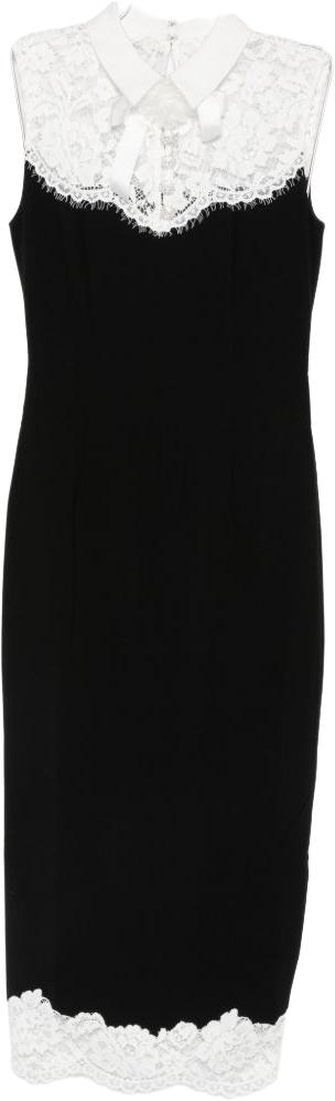26FW 셀프 포트레이트 미디 원피스 AW26019MBBLACK