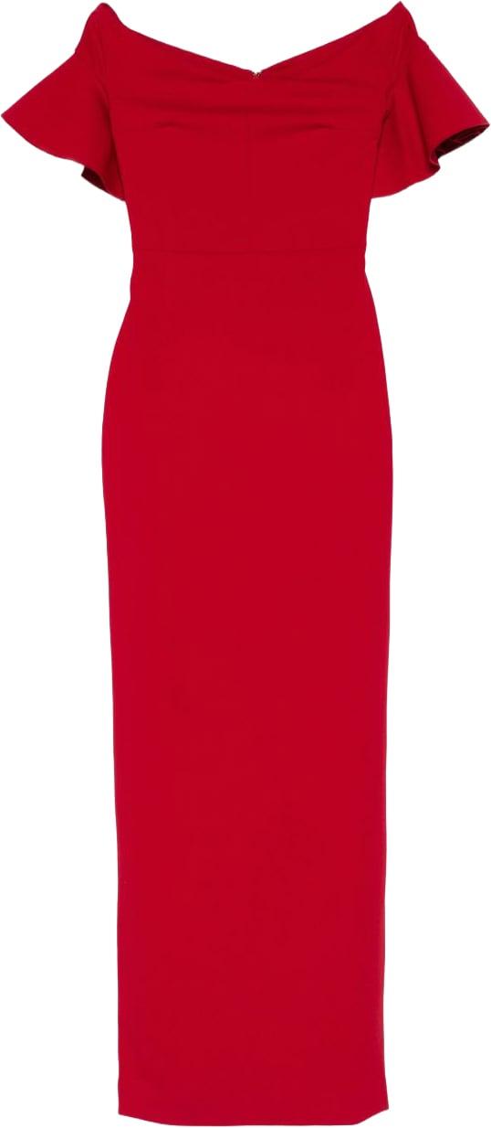 26FW 솔러스런던 롱 원피스 OS46003SCARLET RED