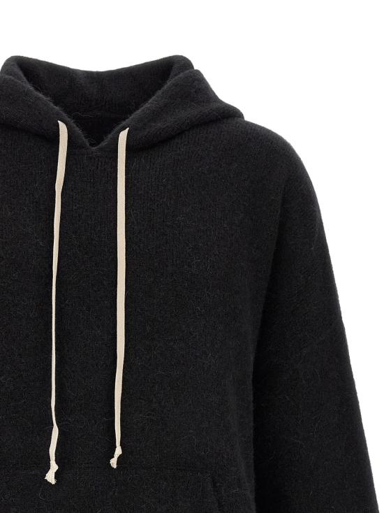  릭 오웬스 긴팔 티셔츠 마라부 스웨트셔츠 블랙 - RICK OWENS