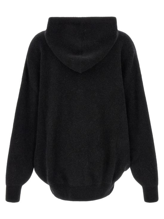  릭 오웬스 긴팔 티셔츠 마라부 스웨트셔츠 블랙 - RICK OWENS