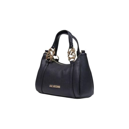  모스키노 토트백 러브  JC4015 PP1 스몰 핸드백 블랙 - MOSCHINO