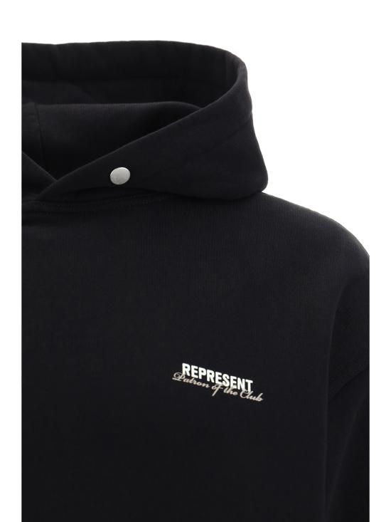  리프레젠트 긴팔 티셔츠 Represent Cotton 후드티 블랙 - REPRESENT