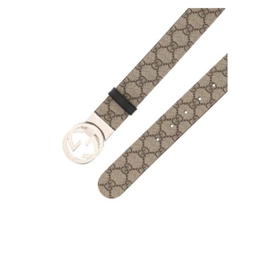 26FW 구찌 벨트 코튼 레귤러  브라운 - GUCCI