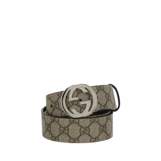 26FW 구찌 벨트 코튼 레귤러  브라운 - GUCCI