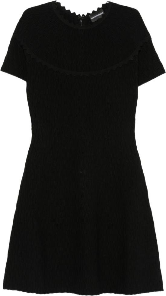 26FW 엠포리오 아르마니 숏 원피스 EW003925AF26938UC001 BLACK