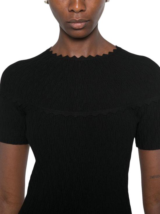 26FW 엠포리오 아르마니 숏 원피스 EW003925AF26938UC001 BLACK - EMPORIO ARMANI