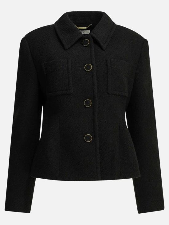  끌로에 자켓 Chloé Veste En Laine 부클레트 재킷 블랙