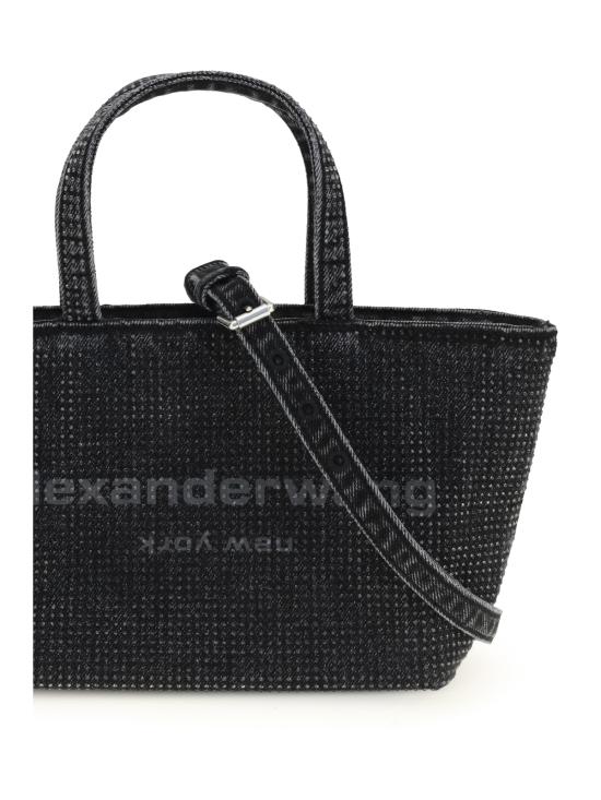  알렉산더 왕 토트백 펀치 스몰 토트백 그레이 에이지드 - ALEXANDER WANG