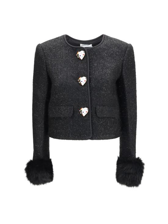 26FW 셀프 포트레이트 자켓 AW26131JB BLACK