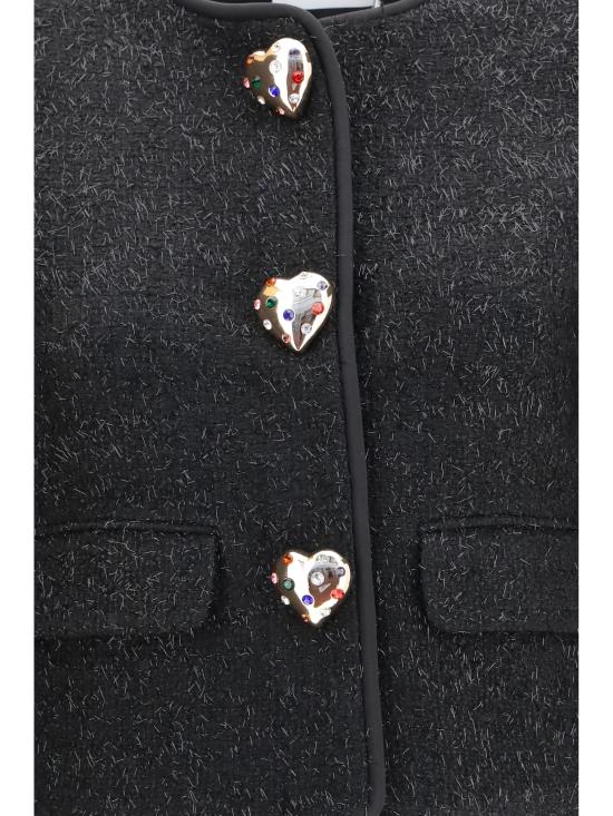 26FW 셀프 포트레이트 자켓 AW26131JB BLACK - SELF PORTRAIT