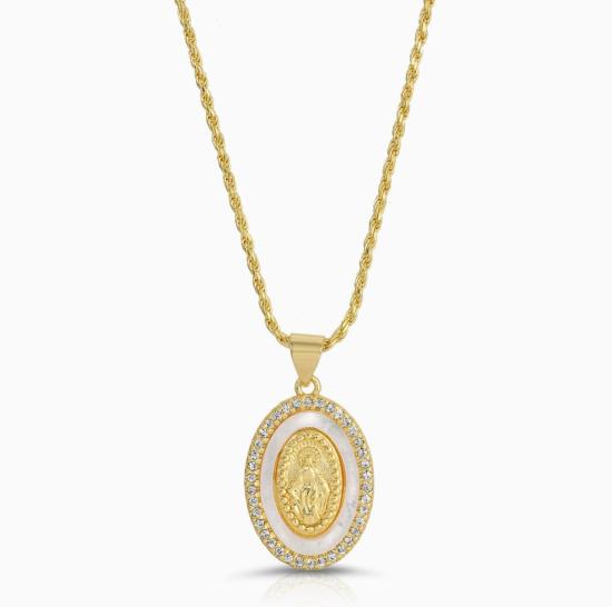  JOY DRAVECKY JEWELRY 목걸이/팬던트 조이 드라베키 주얼리 성모 마리아 목걸이