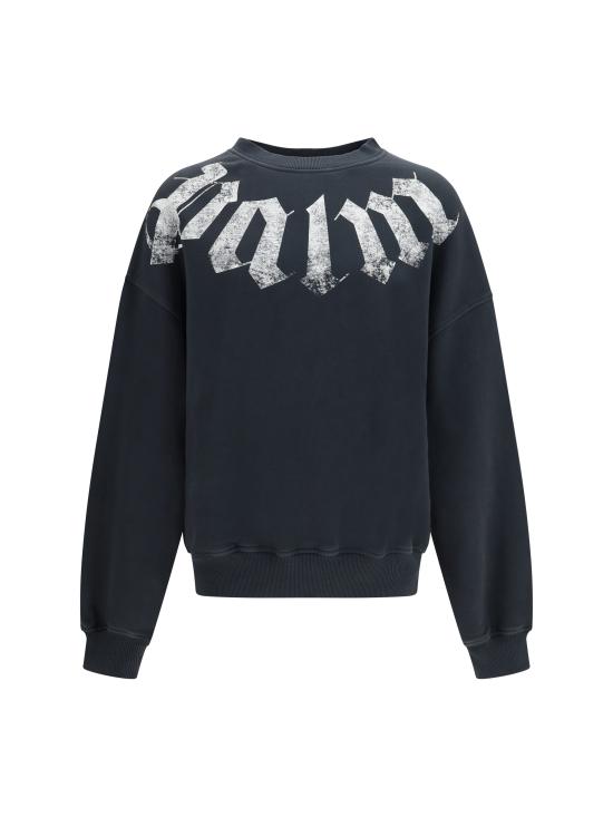 26FW 팜앤젤스 후드 티셔츠 PAMBA004FL001 1003 BLACK