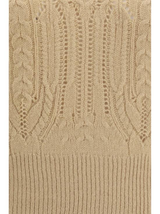 26FW 에르마노 설비노 스웨터 D495M316ZTW M4901 BEIGE - ERMANNO SCERVINO