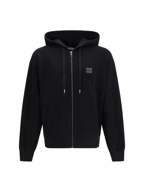 26FW 돌체앤가바나 후드 티셔츠 G9CEGTG7Q2O N0000 BLACK