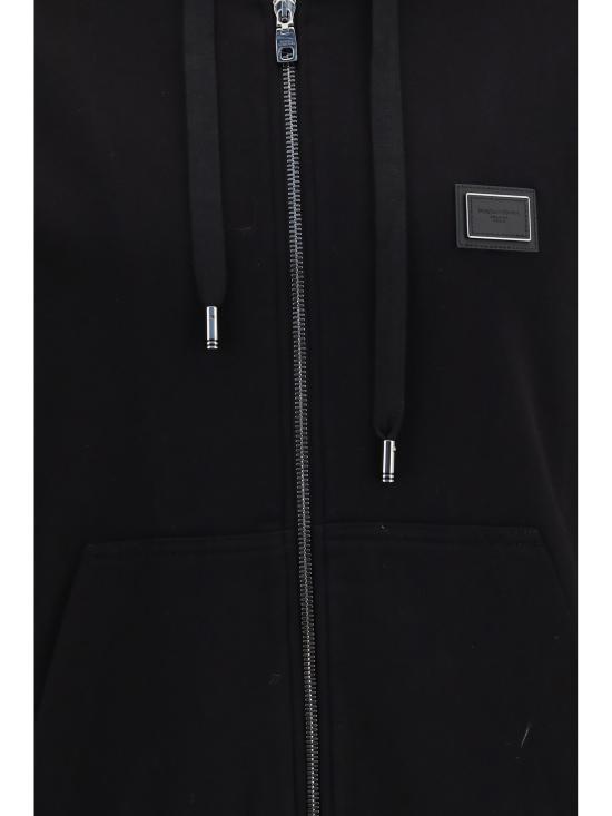 26FW 돌체앤가바나 후드 티셔츠 G9CEGTG7Q2O N0000 BLACK - DOLCE & GABBANA