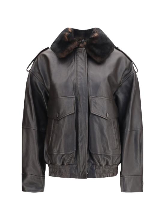26FW 루루 드 세종 가죽 자켓 RUSSO COFFEEDARK BROWN