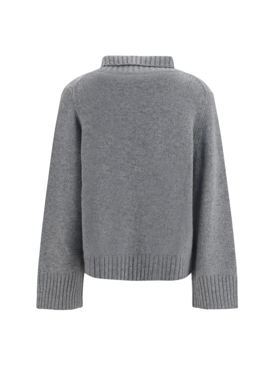 26FW 얼루드 스웨터 26511185 83 GREY - ALLUDE
