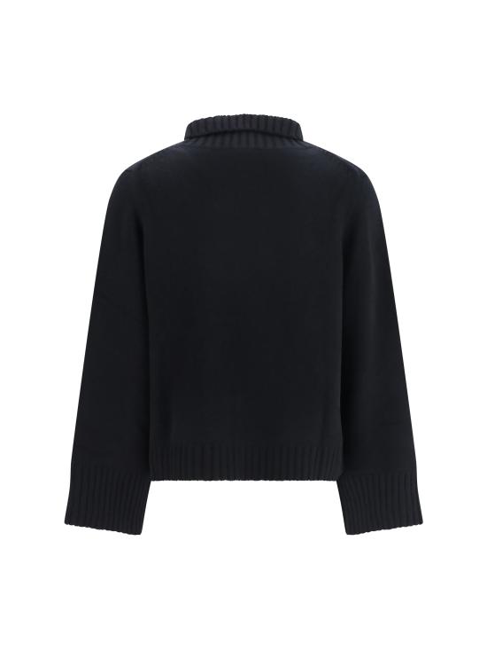 26FW 얼루드 스웨터 26511185 90 BLACK - ALLUDE