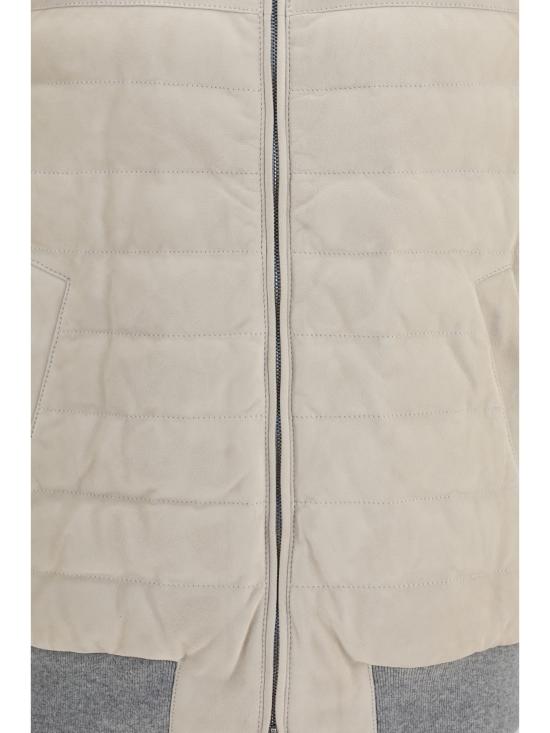 26FW 브루넬로 쿠치넬리 패딩 조끼 MPCLF2098 CYX41 BEIGE - BRUNELLO CUCINELLI