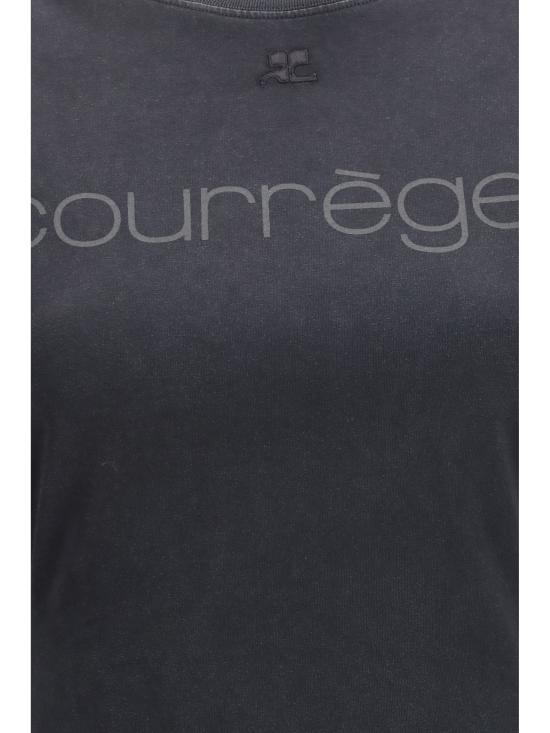 26FW 쿠레쥬 긴팔 티셔츠 326JTS275JS0305 B126 BLACK - COURREGES
