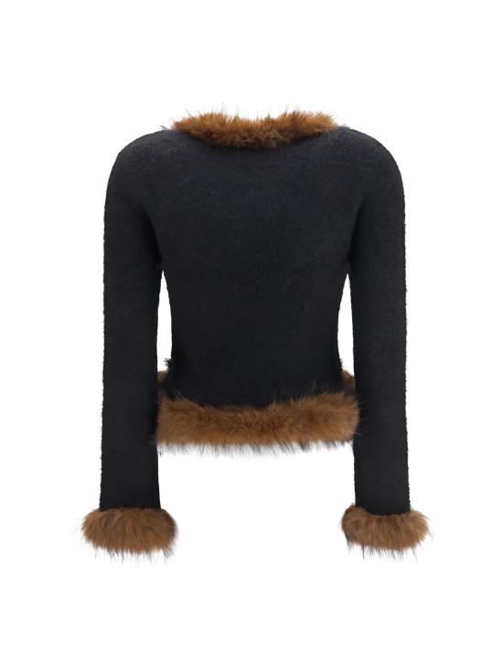 26FW 셀프 포트레이트 스웨터 AW26148CB BLACK BLUE - SELF PORTRAIT