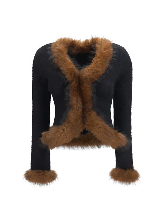 26FW 셀프 포트레이트 스웨터 AW26148CB BLACK BLUE