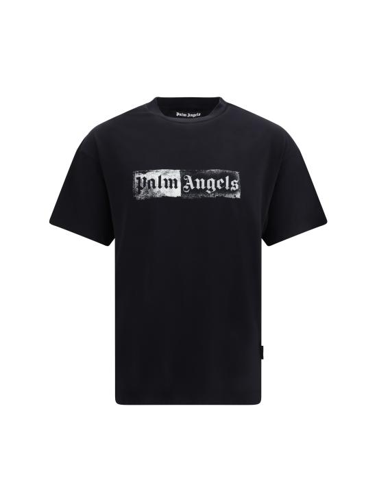 26FW 팜앤젤스 반팔 티셔츠 PAMAA001JR005 1003 BLACK