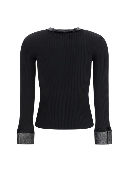 26FW 쿠레쥬 스웨터 326MGI056FI0001 9999 BLACK - COURREGES