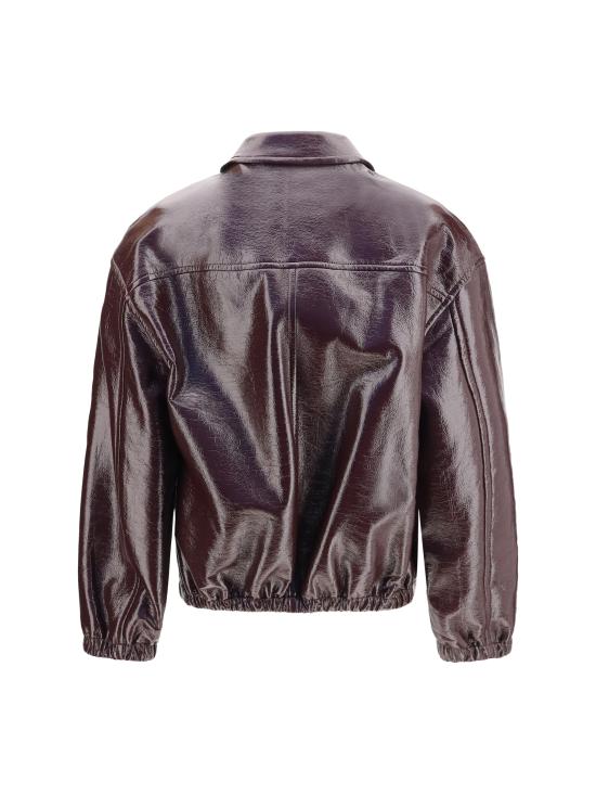 26FW 쿠레쥬 가죽 자켓 326CBL366VY0014 4090 BORDEAUX - COURREGES