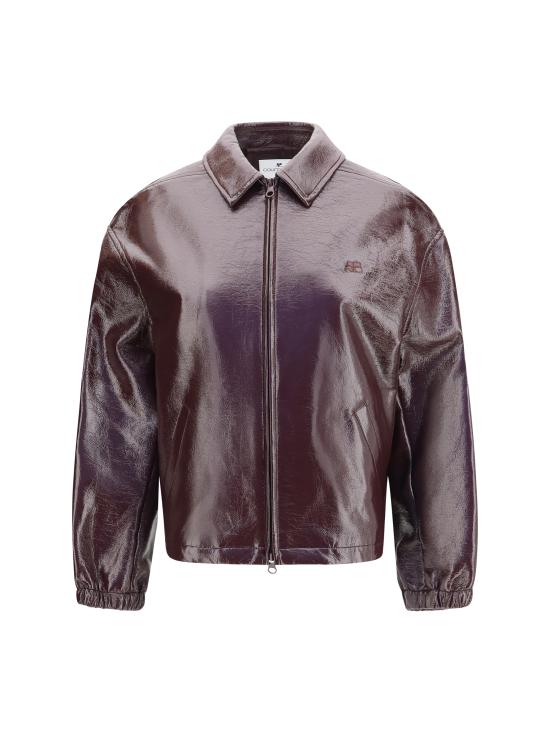 26FW 쿠레쥬 가죽 자켓 326CBL366VY0014 4090 BORDEAUX