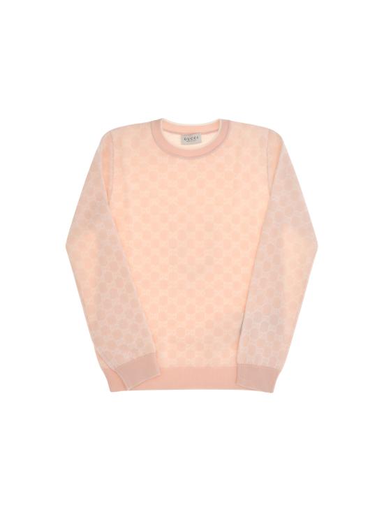 26FW [키즈] 구찌 GG 자카드 스웨터 834349XKEZO 5012 PINK