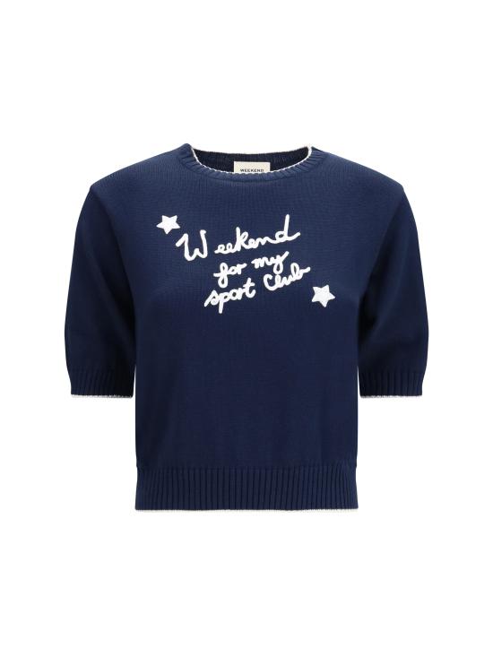 26FW 위켄드막스마라 스웨터 2625366191600 019 BLUE