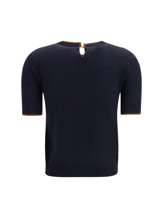 26FW 막스마라 스튜디오 반팔 티셔츠 2626366081600 014 BLUE - MAX MARA STUDIO