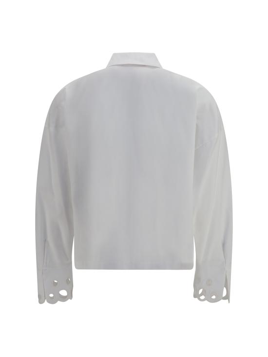 26FW 막스마라 스튜디오 셔츠 2626116011600 001 WHITE - MAX MARA STUDIO