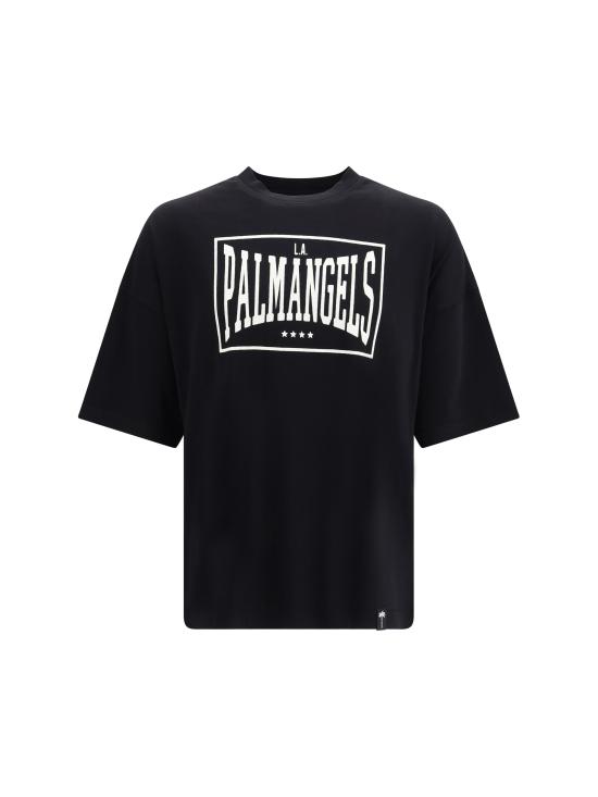 26FW 팜앤젤스 반팔 티셔츠 PAMAA003JR004 1003 BLACK