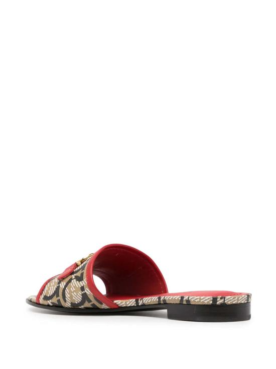  살바토레 페라가모 뮬/슬리퍼 페라가모 간치니 프린트 20mm 뮬 멀티컬러 - SALVATORE FERRAGAMO
