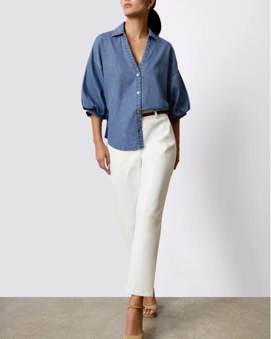  브로슈 워커 탑 브로셔 워커 케이트 셔츠 아틀란틱 워시 - BROCHU WALKER